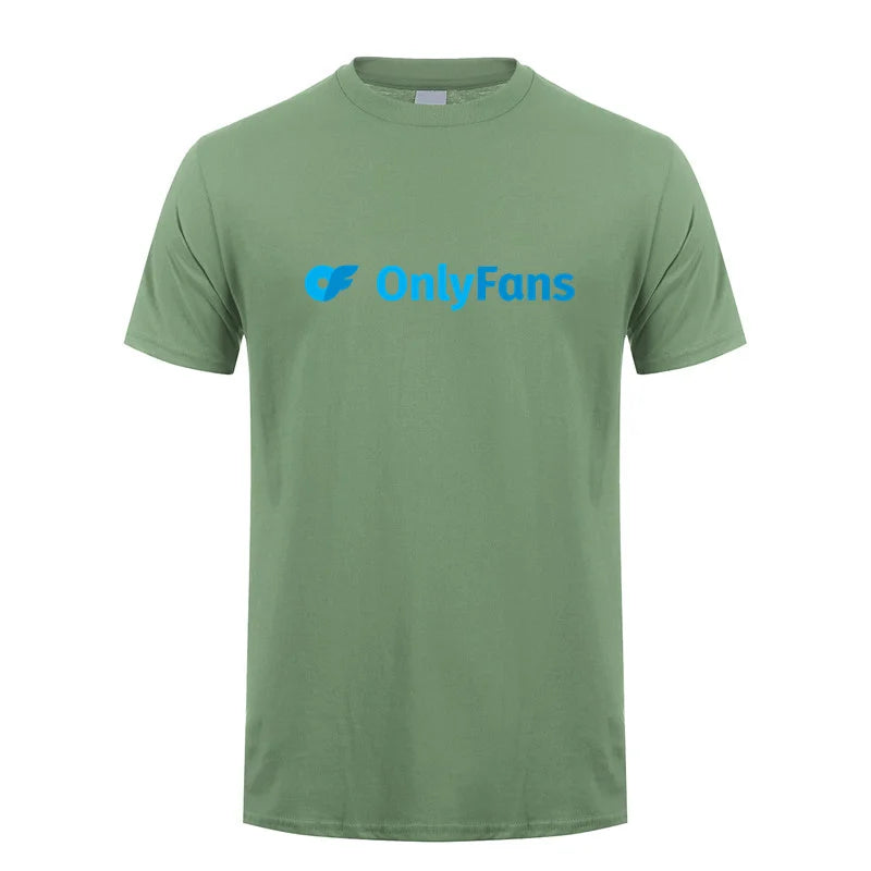 Onlyfans T-Shirt Short Sleeve Funny Graphic 100% Cotton
