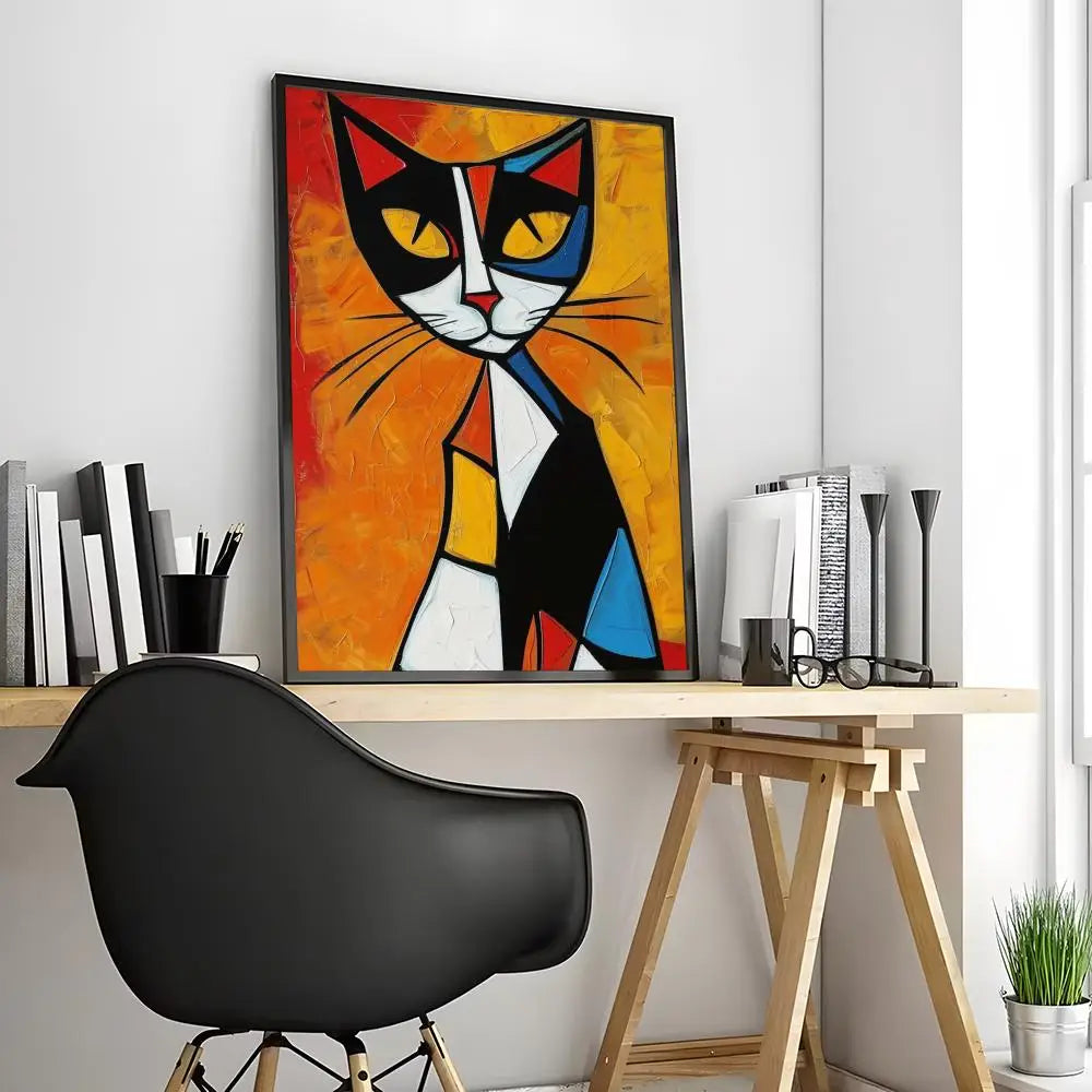 Picasso Painting Calligraphy Canvas Poster: Crease Free Waterproof Durable All Space Wall Decor
