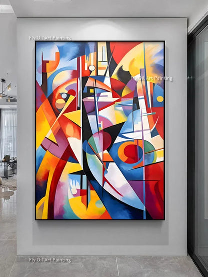 Oil painting Wassily Kandinsky Abstract Canvas Art Paintings Artwork