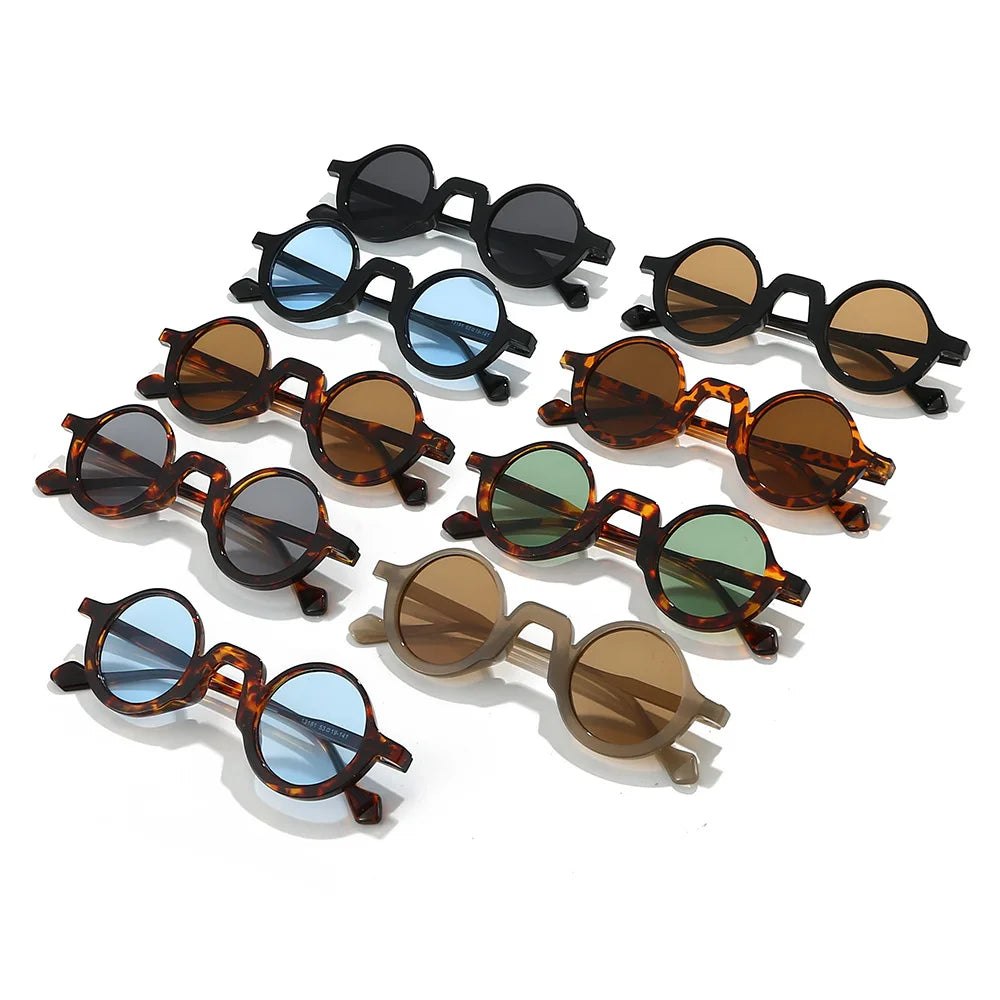 2025 Retro Round Sunglasses Men Women Unisex Fashoin Small Size SUn Shades Casual Travel Eyewear