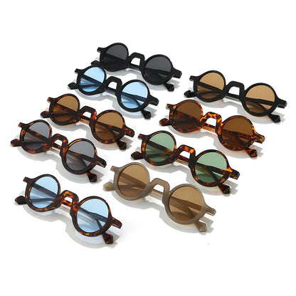 2025 Retro Round Sunglasses Men Women Unisex Fashoin Small Size SUn Shades Casual Travel Eyewear