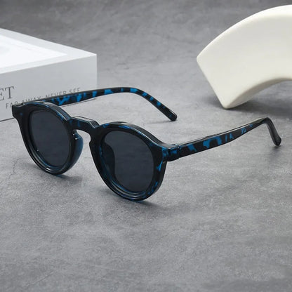 Small Frame Round Frame Uv Sunglasses Retro Sunglasses Cross-Border Sunglasses For Men'S Fashion Travel Accessory Outdoor Use