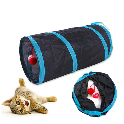Cat Tunnel Play Tunnel Foldable Toy Indoor Play
