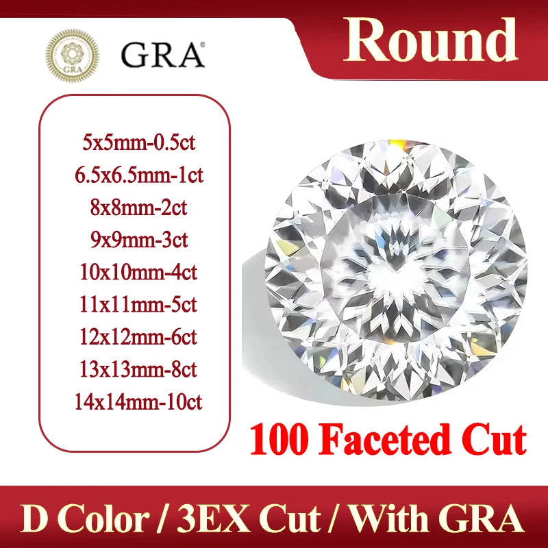 Special Cut Star / Octagon / Hexagon / Four Leaf / Asoka D Certified GRA Moissanite Loose Stones Moissanite Diamond For Jewelry