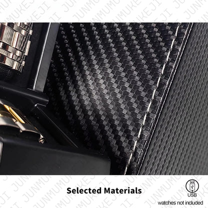 Watch Winder for Automatic Watches 3 Watches Rotating Storage Automatic Winding USB Power