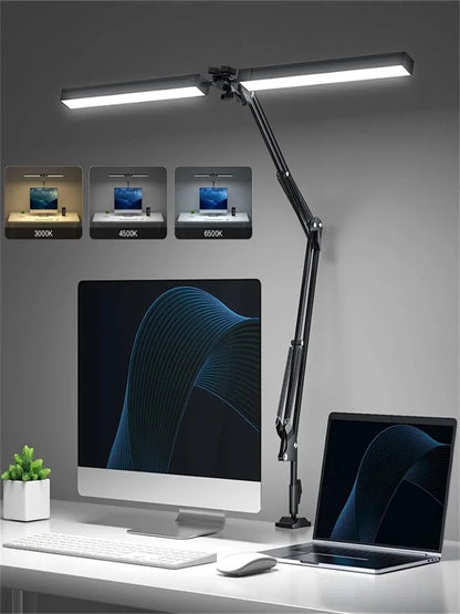 LED Desk Lamp Monitor Light 24W USB Table Lamps Reading