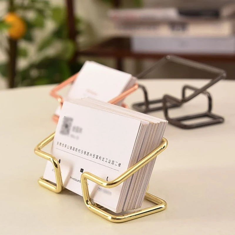 Business Card Holder Desk Organizer Office Display Holders