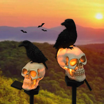 Halloween outdoor lights waterproof Christmas tree pumpkin garden stake lights
