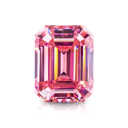 Pink Moissainte Diamond Stone 0.5ct-3ct D Color Gemstone Loose Gemstones Passed Diamond Tester GRA Certificate Ring Material