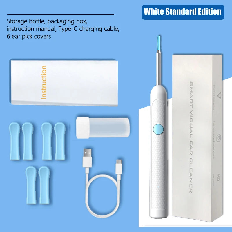 2026 New upgrade Visual Ear Wax Cleaner Camera Safe Earwax Removal Endoscope with 5M Camera Ear Cleaning Tools Ear Care