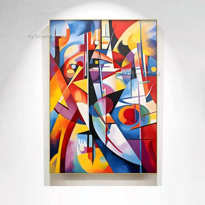 Oil painting Wassily Kandinsky Abstract Canvas Art Paintings Artwork