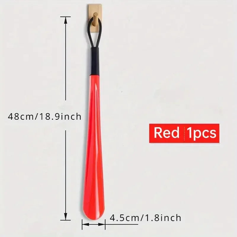 1pc Long Plastic Shoe Horns Spoons Wearing Shoe