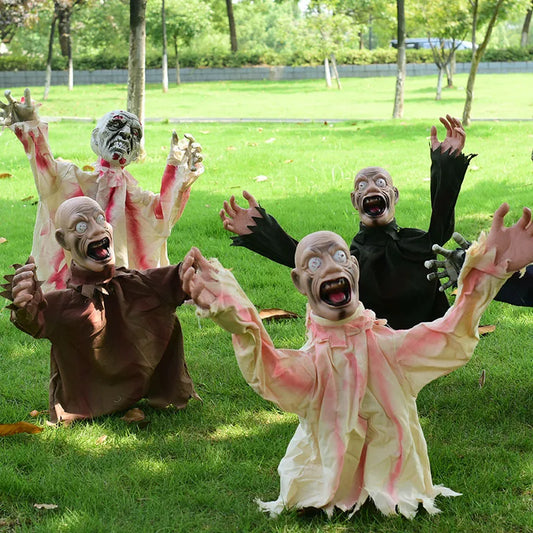 Halloween Ghost Decoration Large Luminous Swinging Outdoor Horror Prop