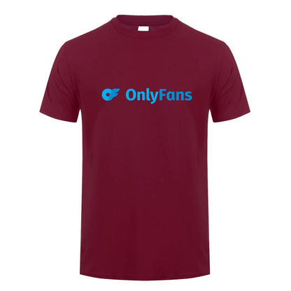 OF Onlyfans T-Shirt Short Sleeve Funny Graphic 100% Cotton