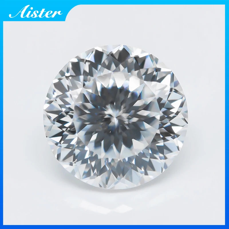 New Colors Round100 Faceted Cut Moissanite Loose Stone Diamond Russian Bird Nest Cut Moissanite Gemstone with GRA Certificate