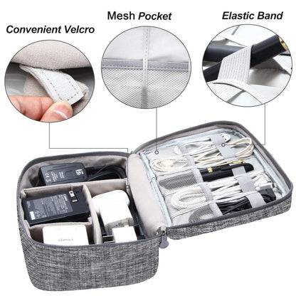 Travel Bag USB Gadget Organizer Cosmetic Storage
