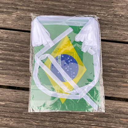 20pcs/set Brazil flags Pennant String Banner Buntings Political Party Elections