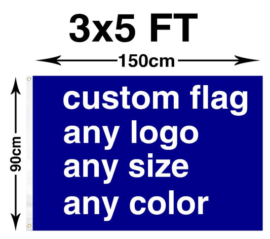 Customizable print Flag 90*150 CM EU & USA