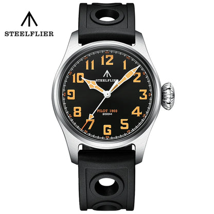 Steel Watch SF740V Quartz Wristwatch Luminous 200M Waterproof