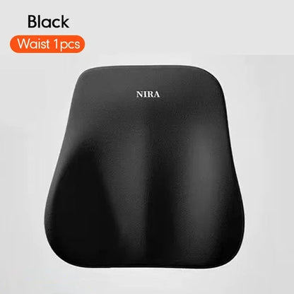 Memory Foam Car Headrest & Lumbar Support Cushion – Universal Neck & Back Comfort Pillow