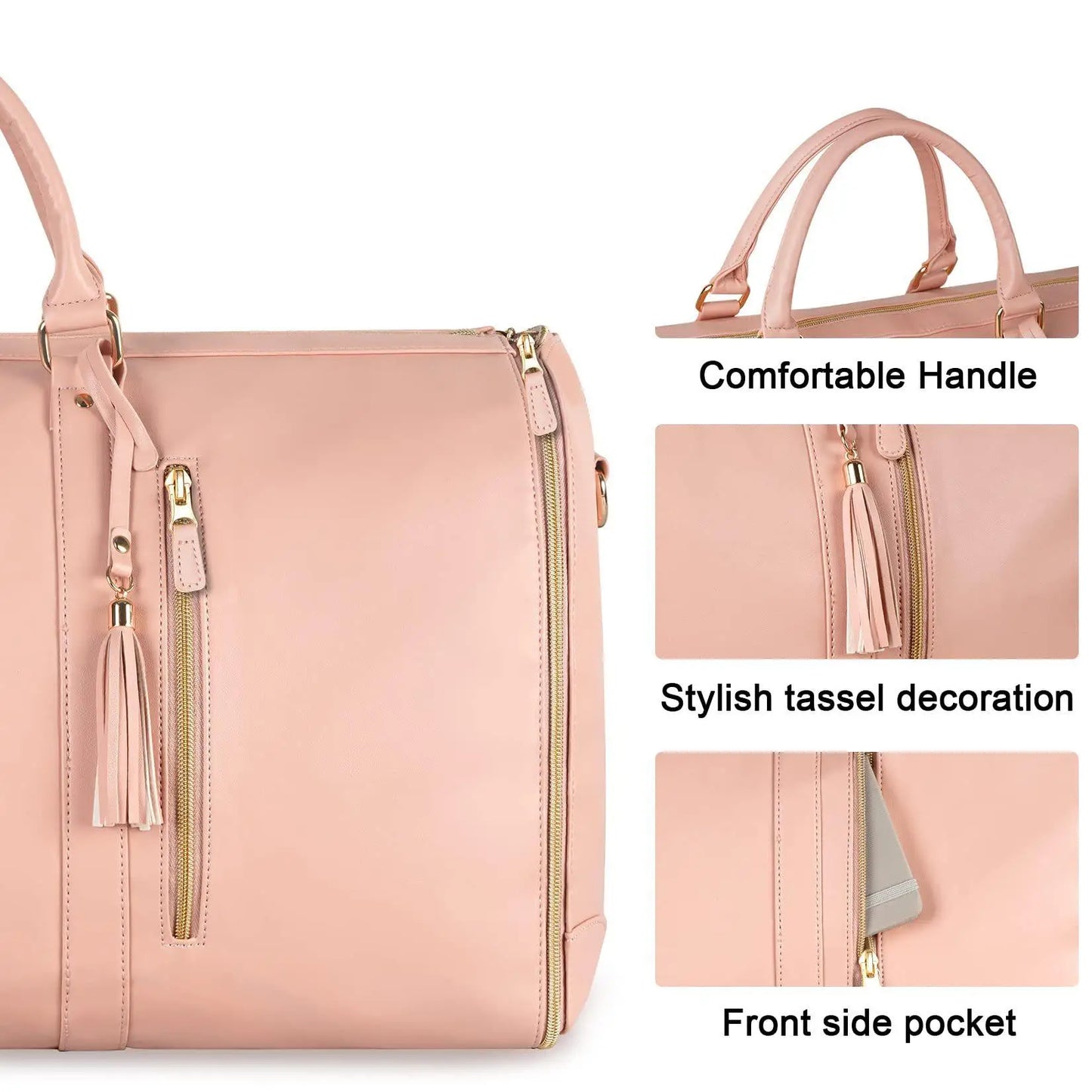 Business Travel Duffle Bag Handbag Folding Suit Bag