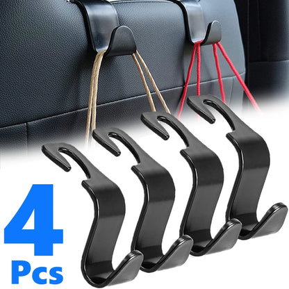 Hooks for Bags Car Seat Headrest Holder Auto Fastener Hangers Interior Accessories