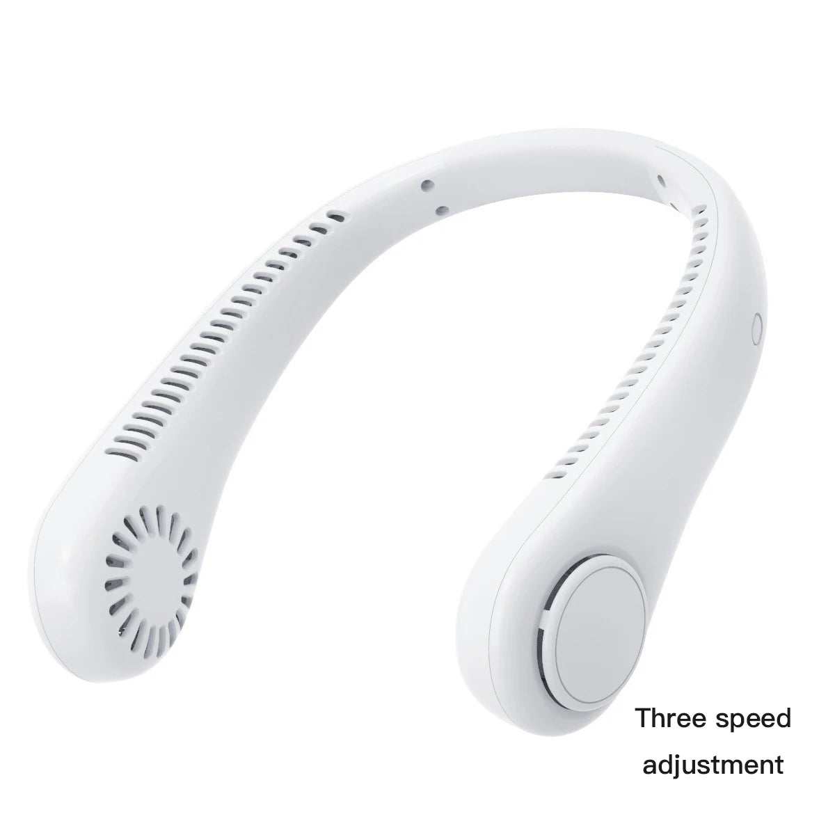 Portable Neck Fan Power Air Cooler USB Rechargeable Electric Fan