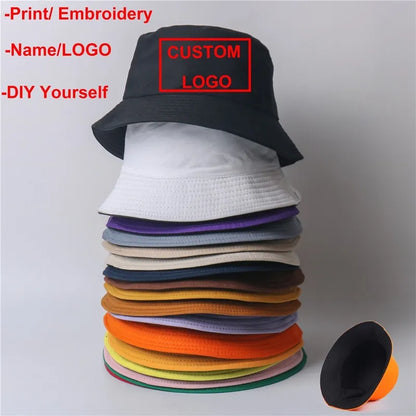 Custom LOGO Design Bucket Hat Unisex Bucket Hat