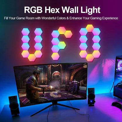 Hexagonal Wall Lamp Color changing Ambient Night Light