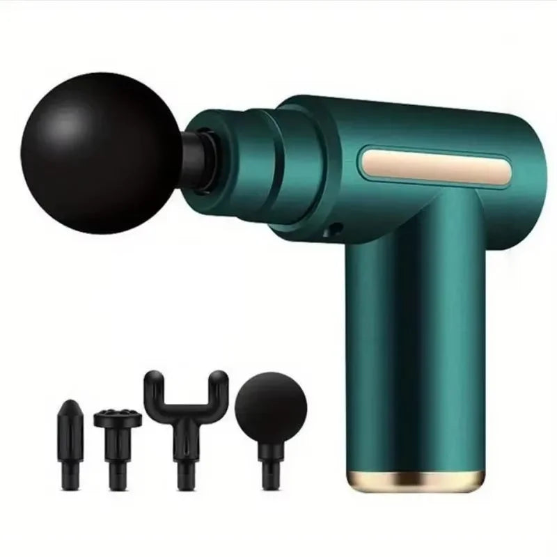 Multifunctional Fascia Gun Massager Instrument Portable Electric Vibrating Muscle Relaxation Tool for Sports Recovery