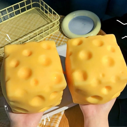 Cheese Squeeze Toy Squishy Fidget Toys Venting Ball Antistress