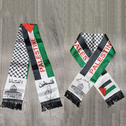 Palestine flag Custom Scarf palestine national day 14x130cm Printing Palestinian FREE PALESTINE