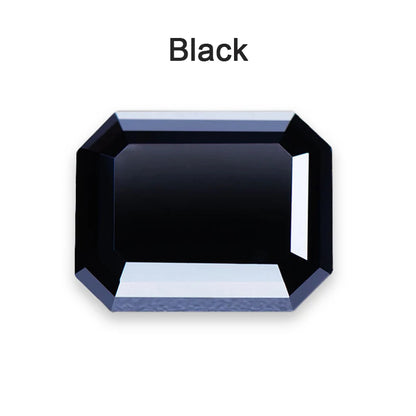 Moissanite Loose Stone VVS1 Emerald Cut Beads Jewelry Making with Certificate
