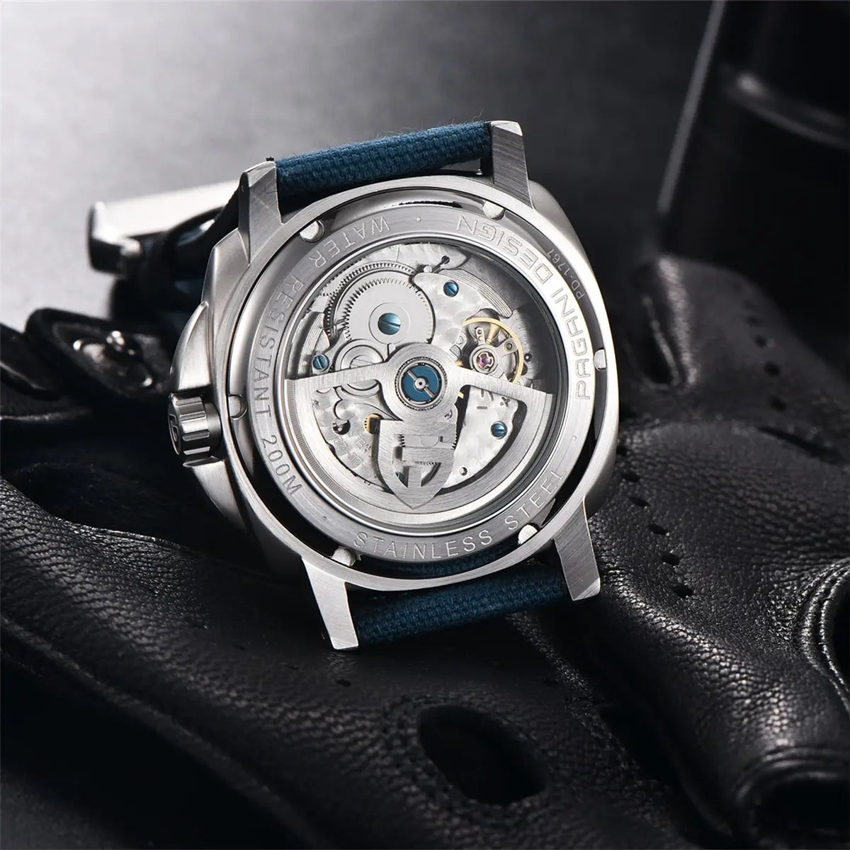 PAGANI Automatic Mechanical Watch Diver 200M Waterproof Sapphire