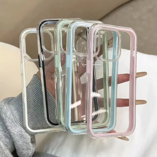 Clear Phone Case For APPLE iPhone Acrylic Shockproof Bumper Cover