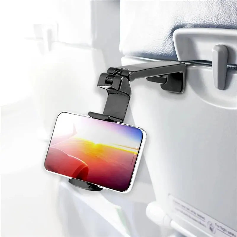 Airplane Bus Train Phone Holder Stand Flight Seat Adjustable Universal Holder