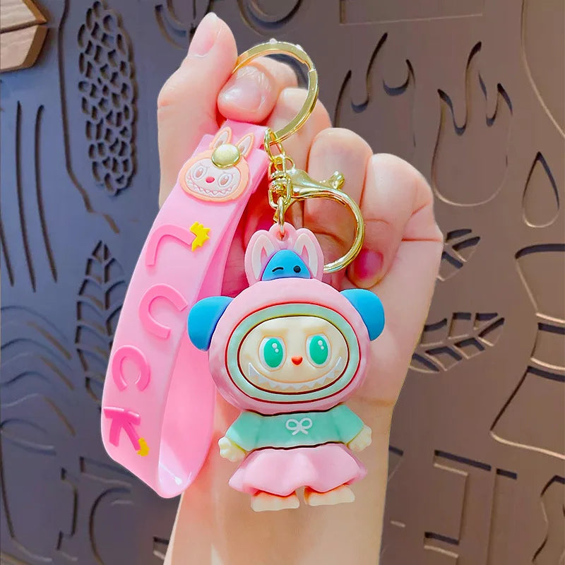 Labu Doll Key Chain Couple Schoolbag Pendant