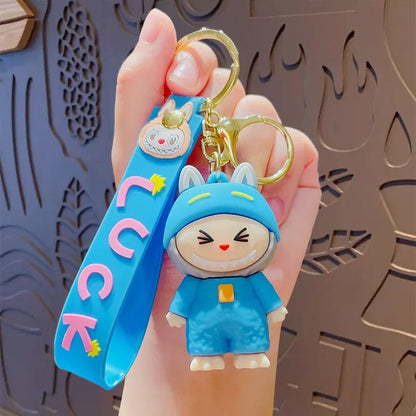 Labu Doll Key Chain Couple Schoolbag Pendant