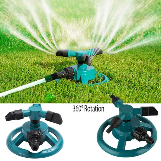 Sprinkler Nozzle 360 Degree Automatic Rotating Water Spray Garden
