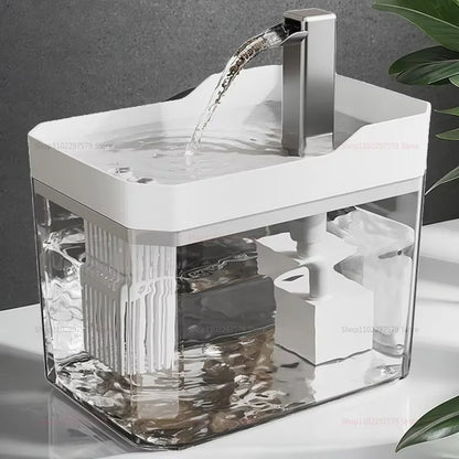Cat Water Fountain Dispenser Filter Pet Home Drinker