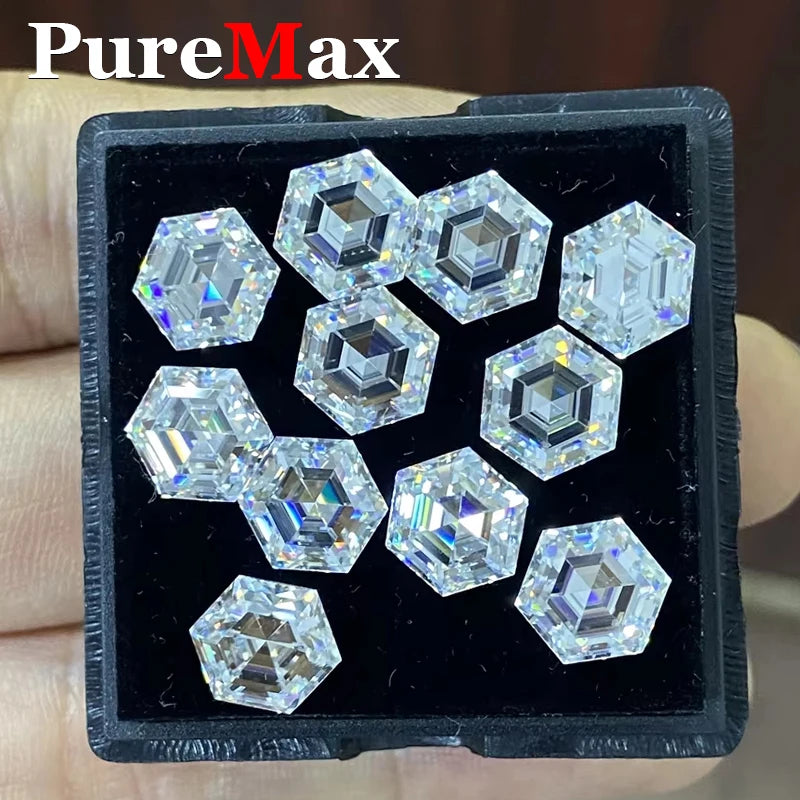 Special Cut Star / Octagon / Hexagon / Four Leaf / Asoka D Certified GRA Moissanite Loose Stones Moissanite Diamond For Jewelry