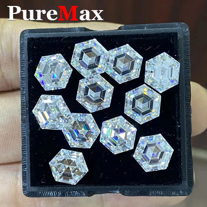 Special Cut Star / Octagon / Hexagon / Four Leaf / Asoka D Certified GRA Moissanite Loose Stones Moissanite Diamond For Jewelry