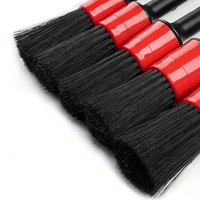 6Pcs Car Wash Care Detailing Brush Set, for Cleaning Wheels, Dashboards, Vents and More, Car Cleaning Brushes, Car Accessories