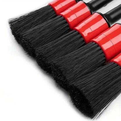 6Pcs Car Wash Care Detailing Brush Set, for Cleaning Wheels, Dashboards, Vents and More, Car Cleaning Brushes, Car Accessories
