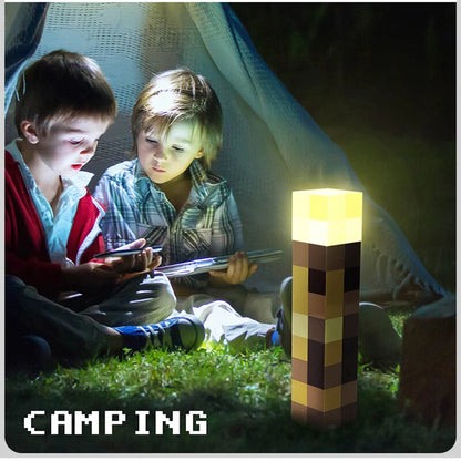 Room Decor Torch Lamp Rechargeable Handheld Adjustable Gift