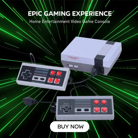 Retro Game Console 500+ Classic Games Dual Controllers