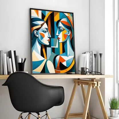 Picasso Painting Calligraphy Canvas Poster: Crease Free Waterproof Durable All Space Wall Decor