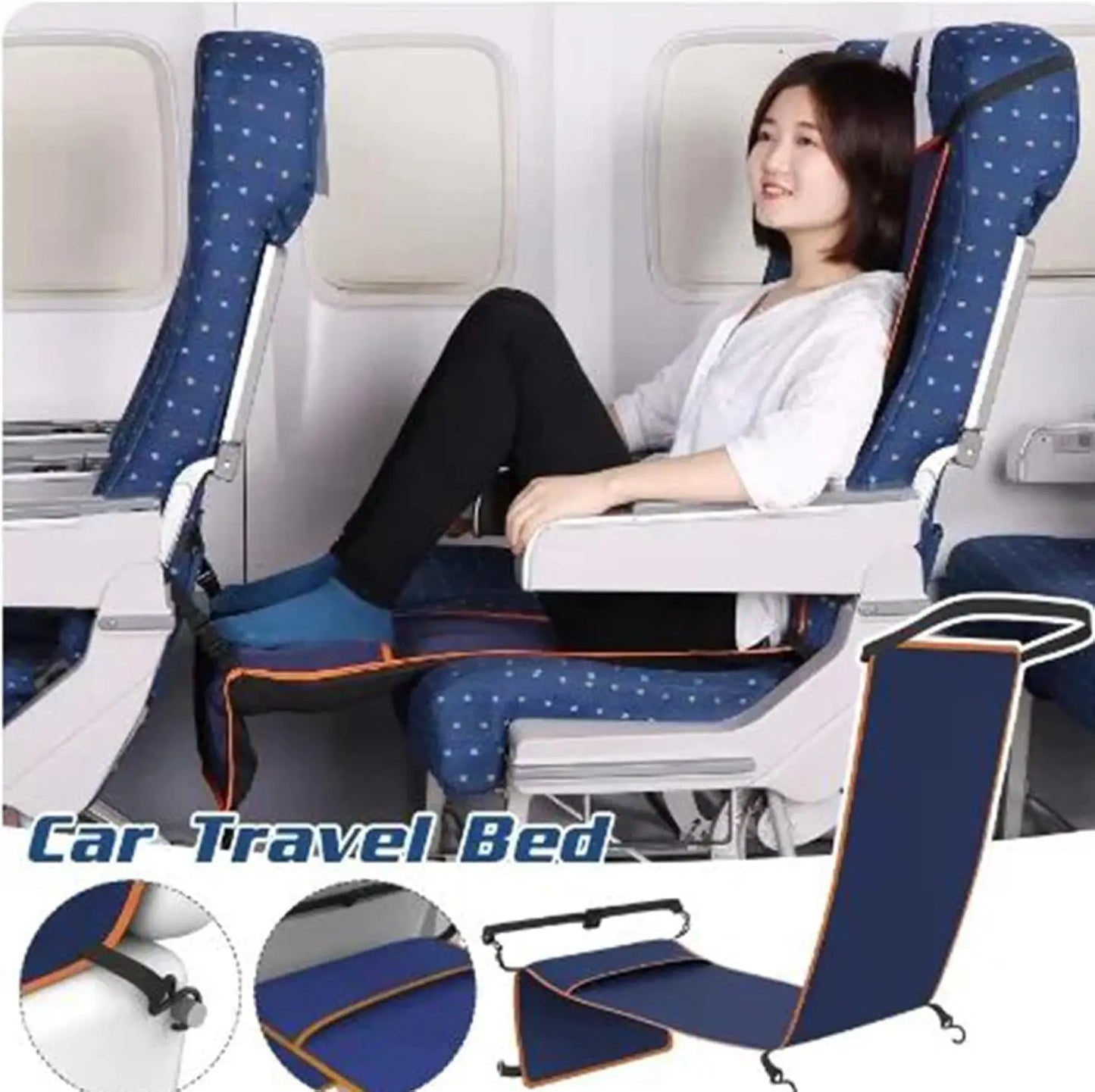 Travel Hammock Travel Sleeping Bed Bus Hammock Accessories Rests Feet Legs Sleep Artifact Plane Flight