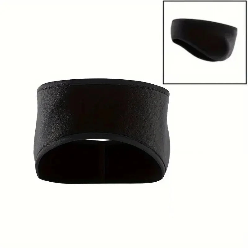 Warm Fleece Earmuffs Headband Soft Windproof Ear Warmer Unisex Outdoor Sports Headbands Ideal for Skiing Running Cycling