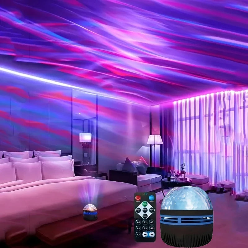 Projector 7 Color Patterns & Remote Control Night Light